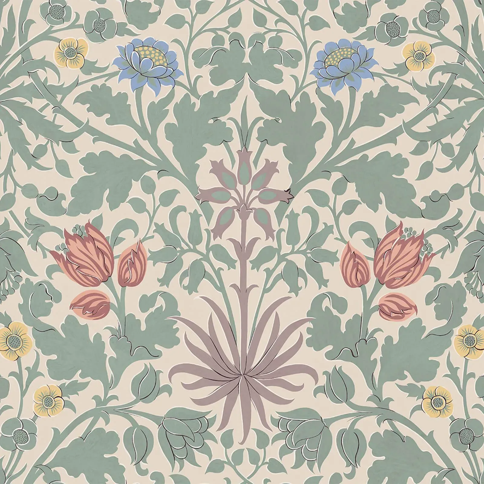 HYACINTH NOVELLUS Wallpaper – Phlox