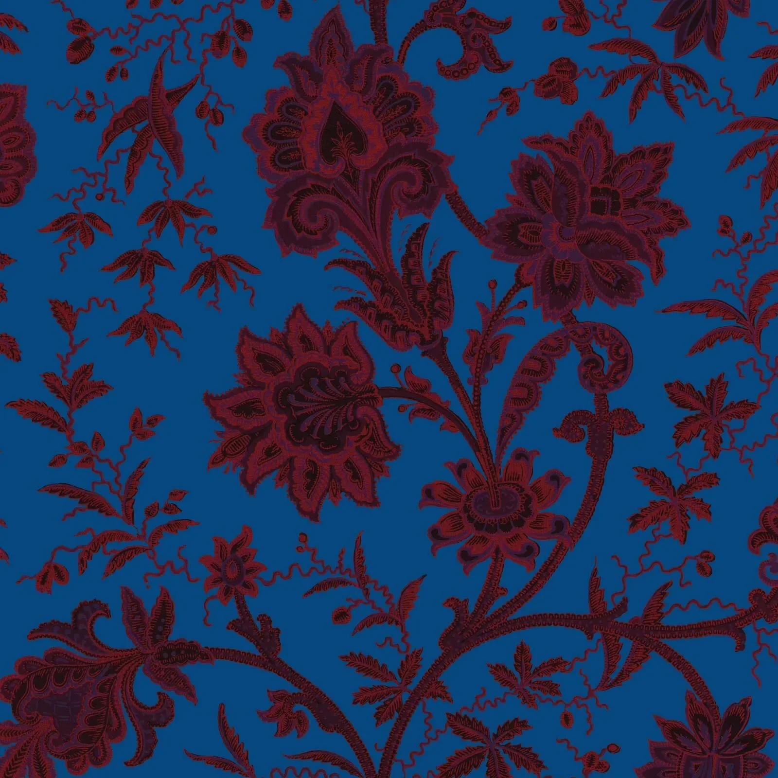 INDIENNE Wallpaper – Lapis Blue