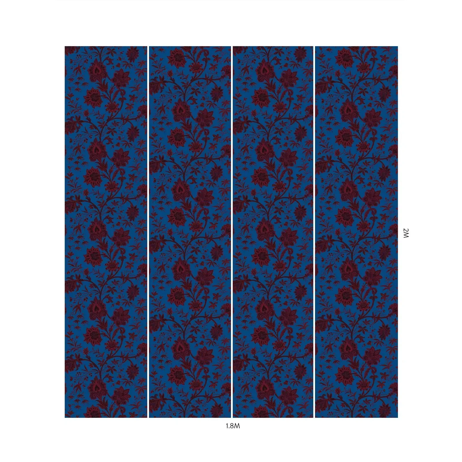 House of Hackney Indienne Wallpaper – Lapis Blue | Wallpaper Twins House of Hackney Indienne wallpaper in Lapis Blue – SKU 1-WA-IND-DI-LAP-XXX