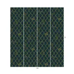 House of Hackney Khasia wallpaper in Midnight – SKU 1-WA-KHA-DI-MID-XXX