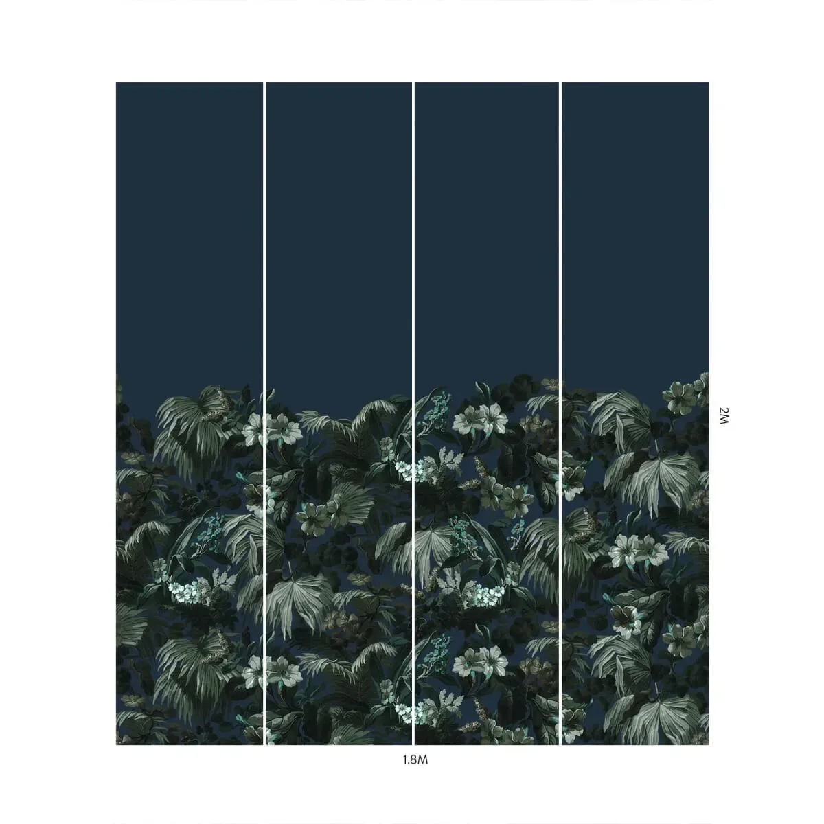House of Hackney Limerence wallpaper in Ink – SKU 1-WA-LIM-DI-INK-PBL