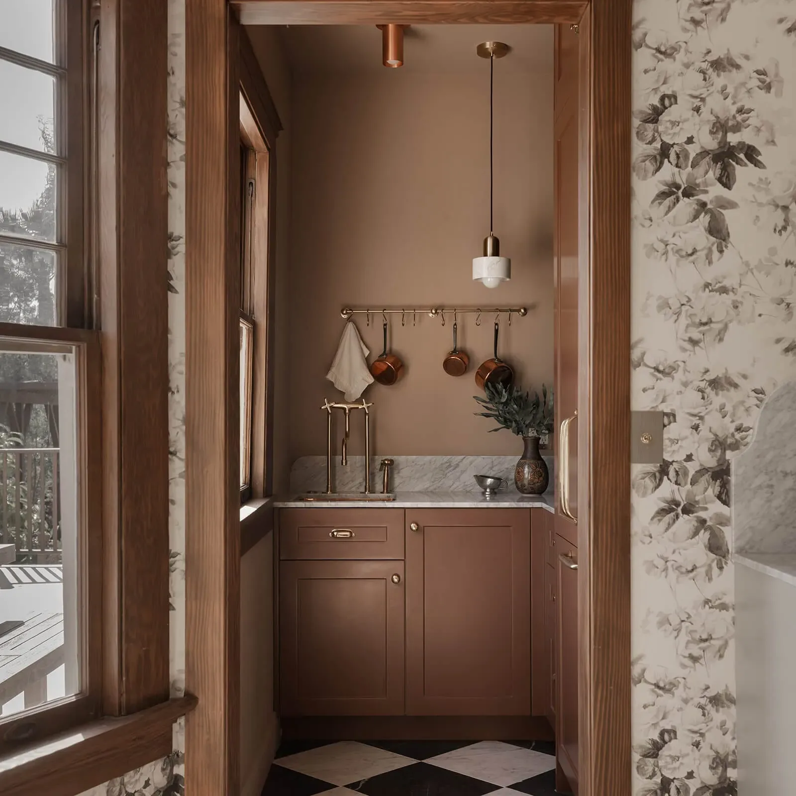 House of Hackney London Rose Wallpaper – Smoke Grey | Wallpaper Twins House of Hackney London Rose wallpaper in Smoke Grey – SKU 1-WA-LON-TR-GRY-XXX
