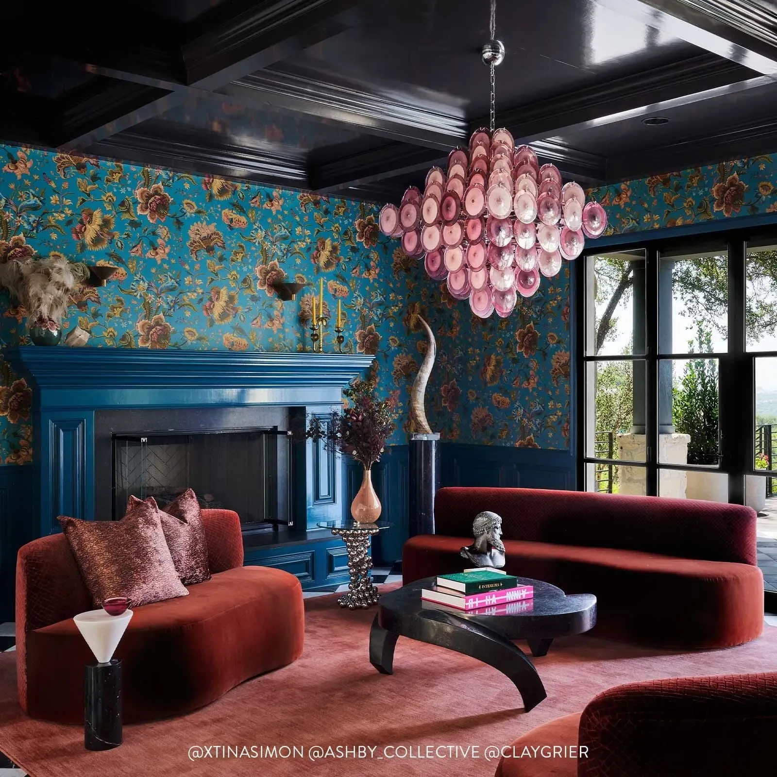 House of Hackney Majorelle Wallpaper – Azure | Wallpaper Twins House of Hackney Majorelle wallpaper in Azure – SKU 1-WA-MAJ-DI-AZU-XXX