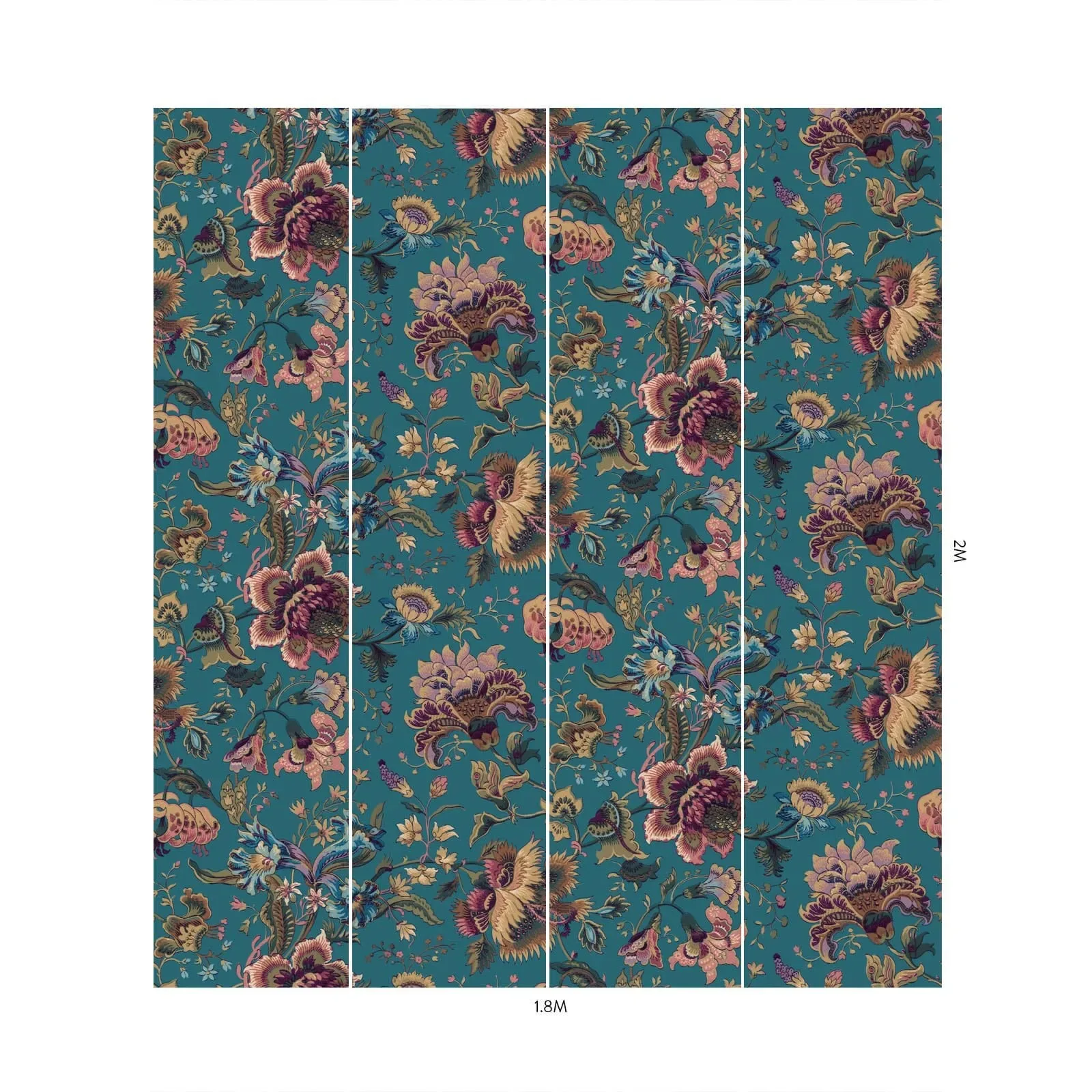 House of Hackney Majorelle Wallpaper – Azure | Wallpaper Twins House of Hackney Majorelle wallpaper in Azure – SKU 1-WA-MAJ-DI-AZU-XXX