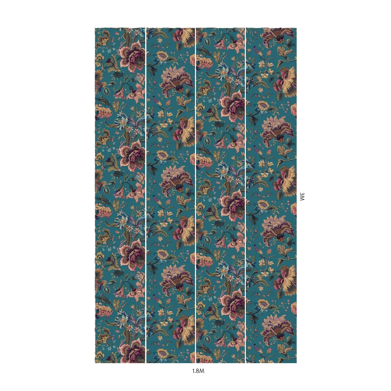 House of Hackney Majorelle Wallpaper – Azure | Wallpaper Twins House of Hackney Majorelle wallpaper in Azure – SKU 1-WA-MAJ-DI-AZU-XXX