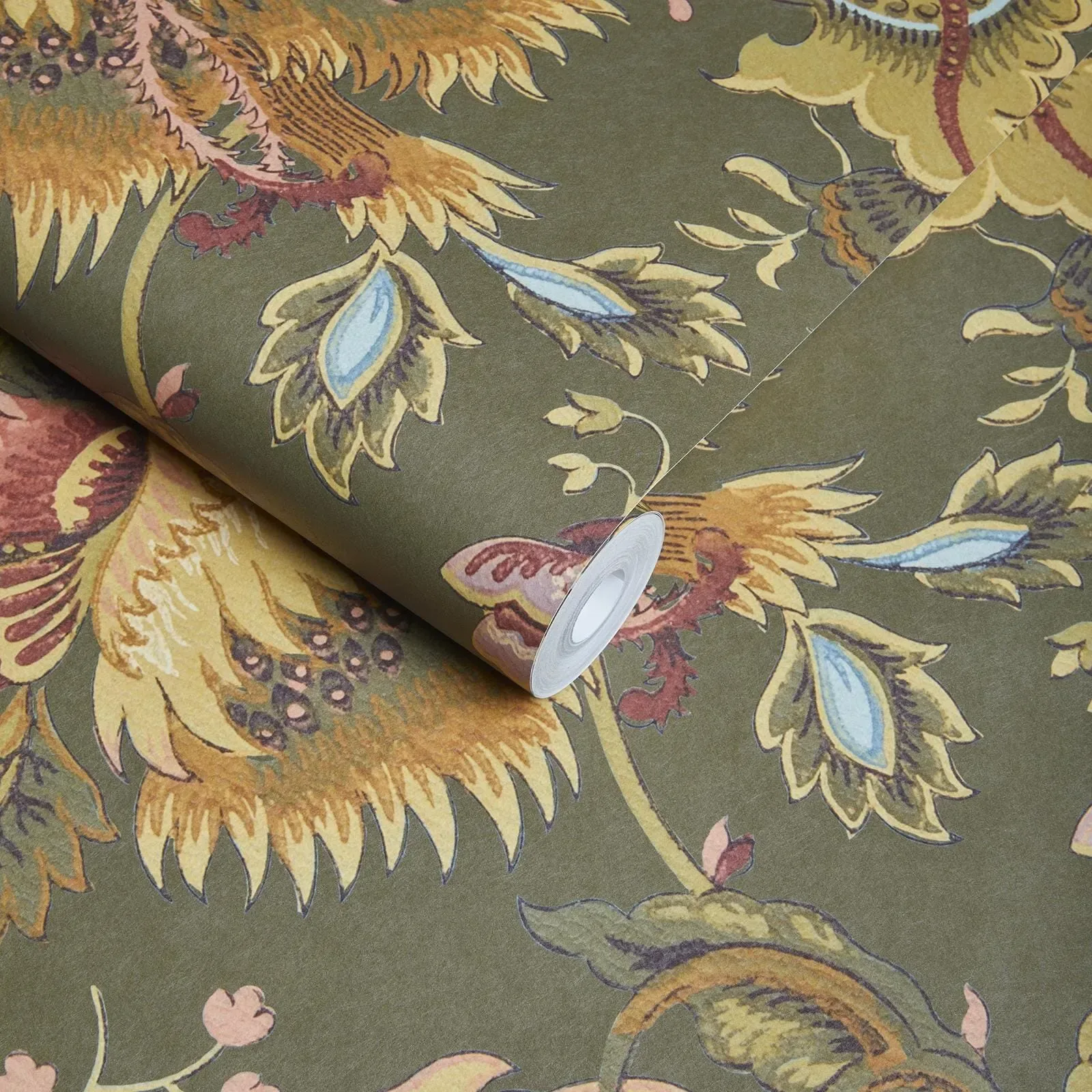 House of Hackney Majorelle Wallpaper – Moss Green | Wallpaper Twins House of Hackney Majorelle wallpaper in Moss Green – SKU 1-WA-MAJ-DI-MOS-XXX