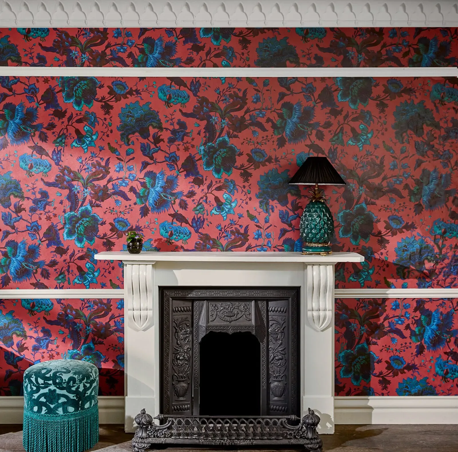 House of Hackney Majorelle wallpaper in Viola Pink – SKU 1-WA-MAJ-DI-VIP-XXX