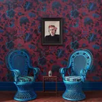 House of Hackney Majorelle wallpaper in Viola Pink – SKU 1-WA-MAJ-DI-VIP-XXX