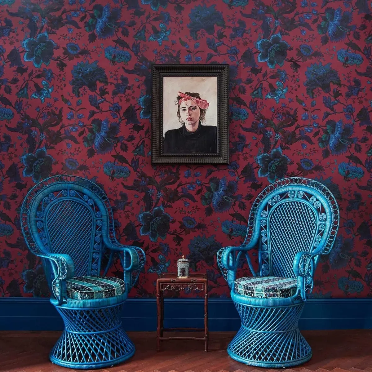 House of Hackney Majorelle wallpaper in Viola Pink – SKU 1-WA-MAJ-DI-VIP-XXX