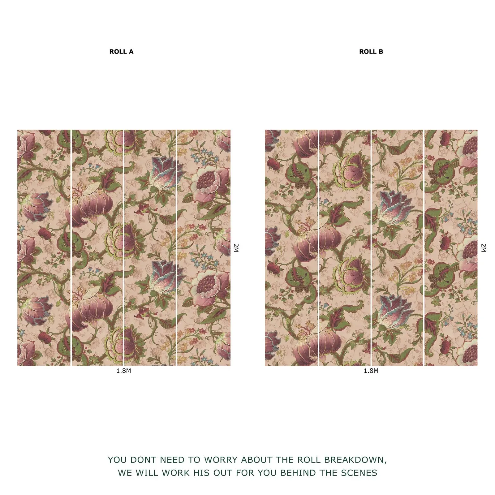 House of Hackney Meliora wallpaper in Tourmaline – SKU 1-WA-MEL-DI-TOU-XXX