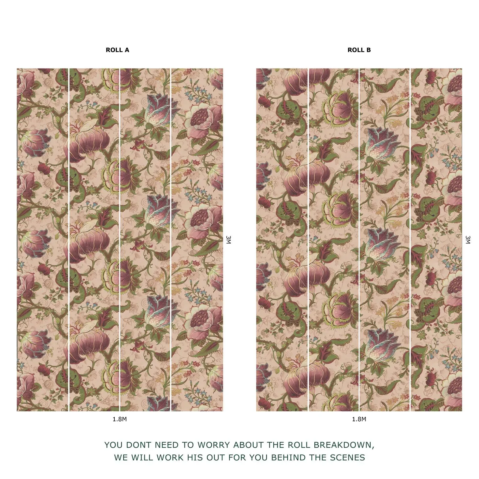 House of Hackney Meliora wallpaper in Tourmaline – SKU 1-WA-MEL-DI-TOU-XXX