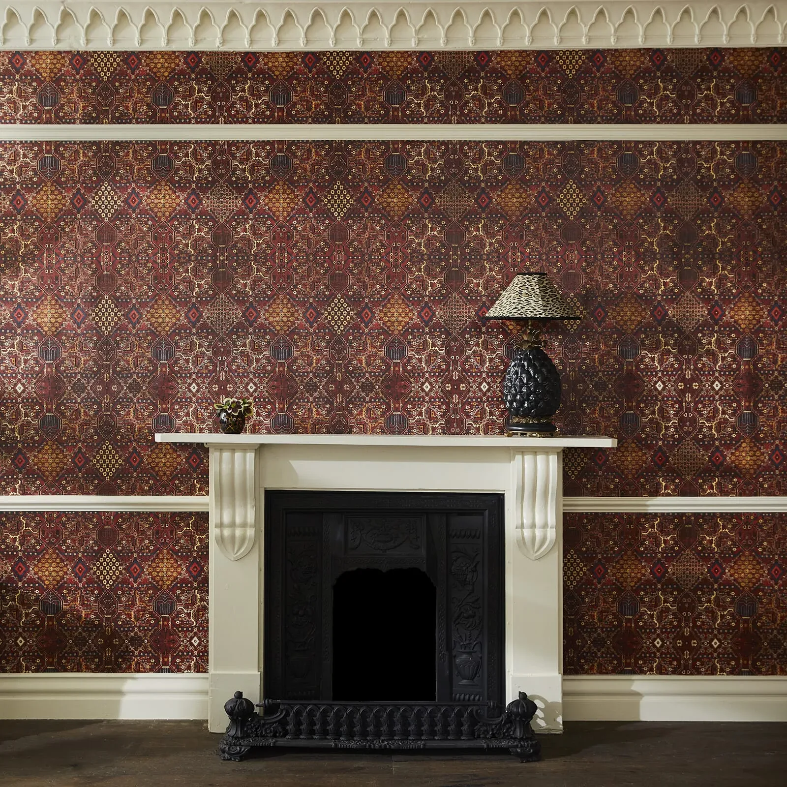 House of Hackney Mey Meh wallpaper in Sienna – SKU 1-WA-MEY-DI-MUL-XXX