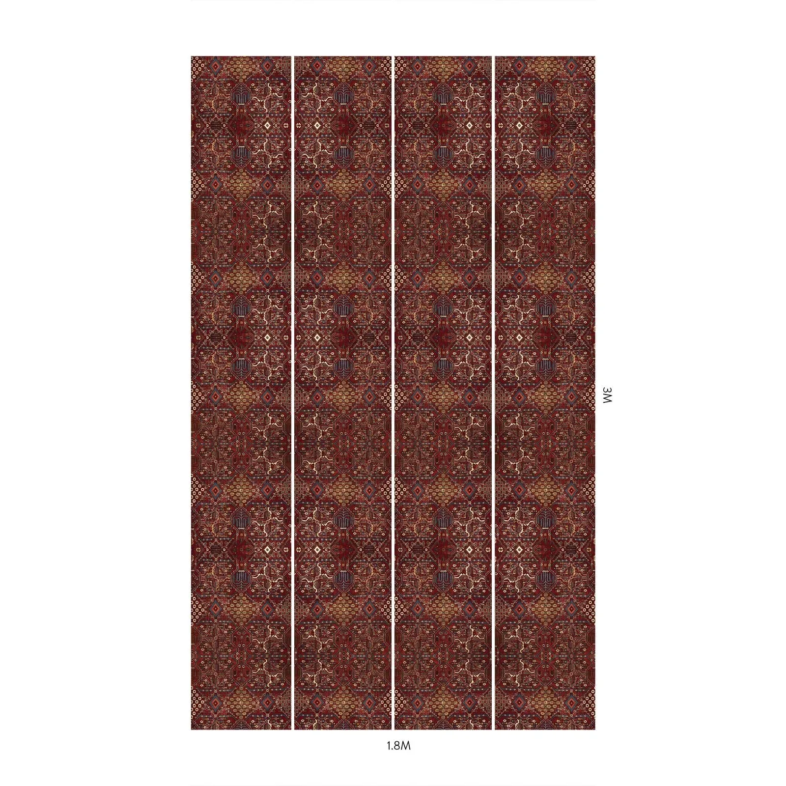 House of Hackney Mey Meh wallpaper in Sienna – SKU 1-WA-MEY-DI-MUL-XXX
