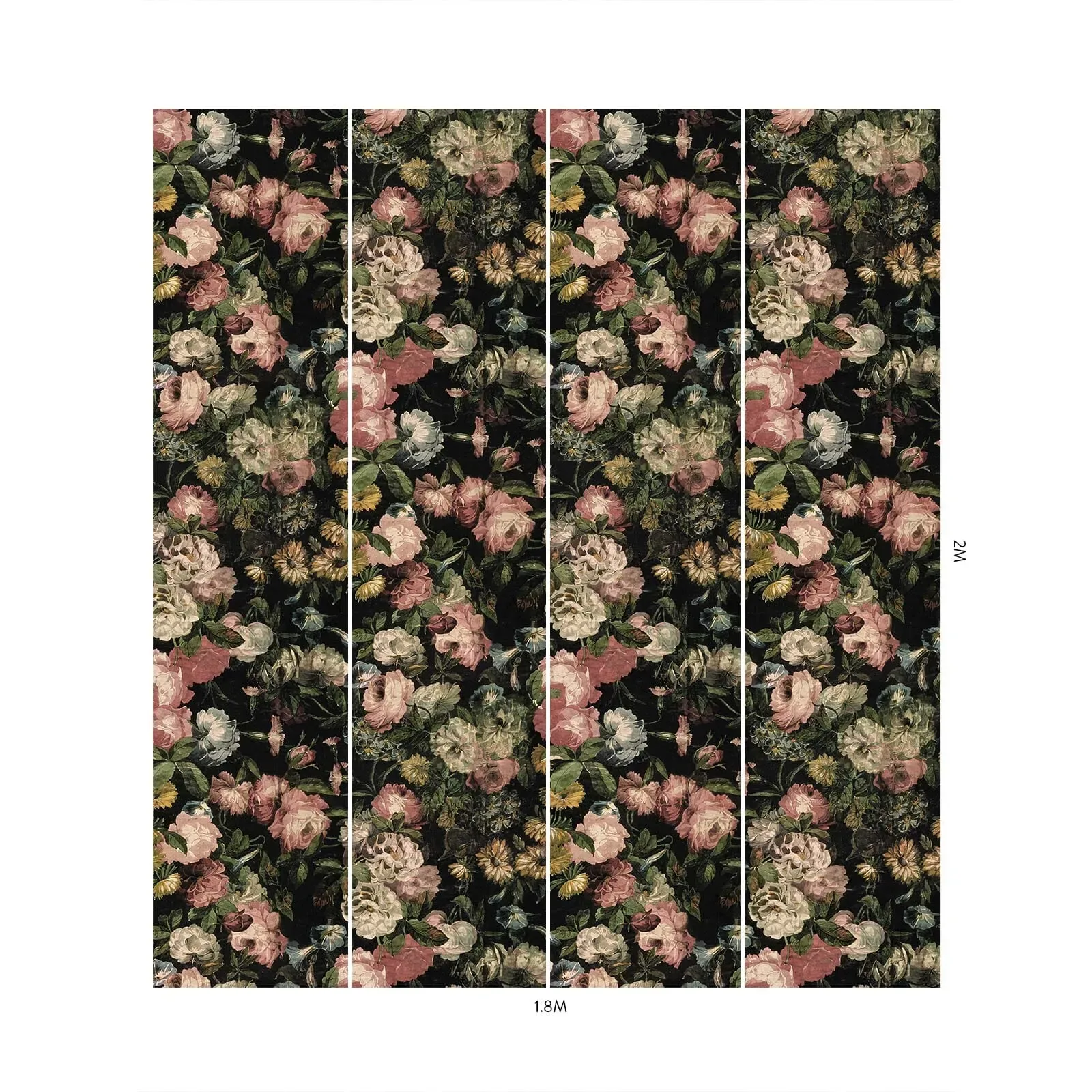 House of Hackney Midnight Garden wallpaper in Multi – SKU 1-WA-MGD-DI-MUL-XXX