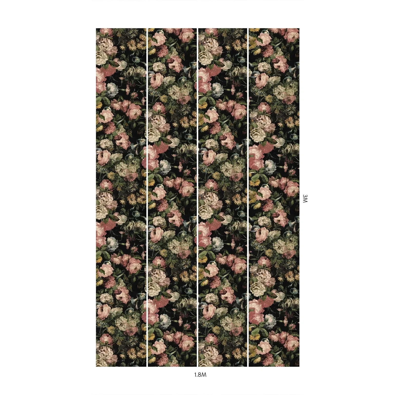 House of Hackney Midnight Garden wallpaper in Multi – SKU 1-WA-MGD-DI-MUL-XXX