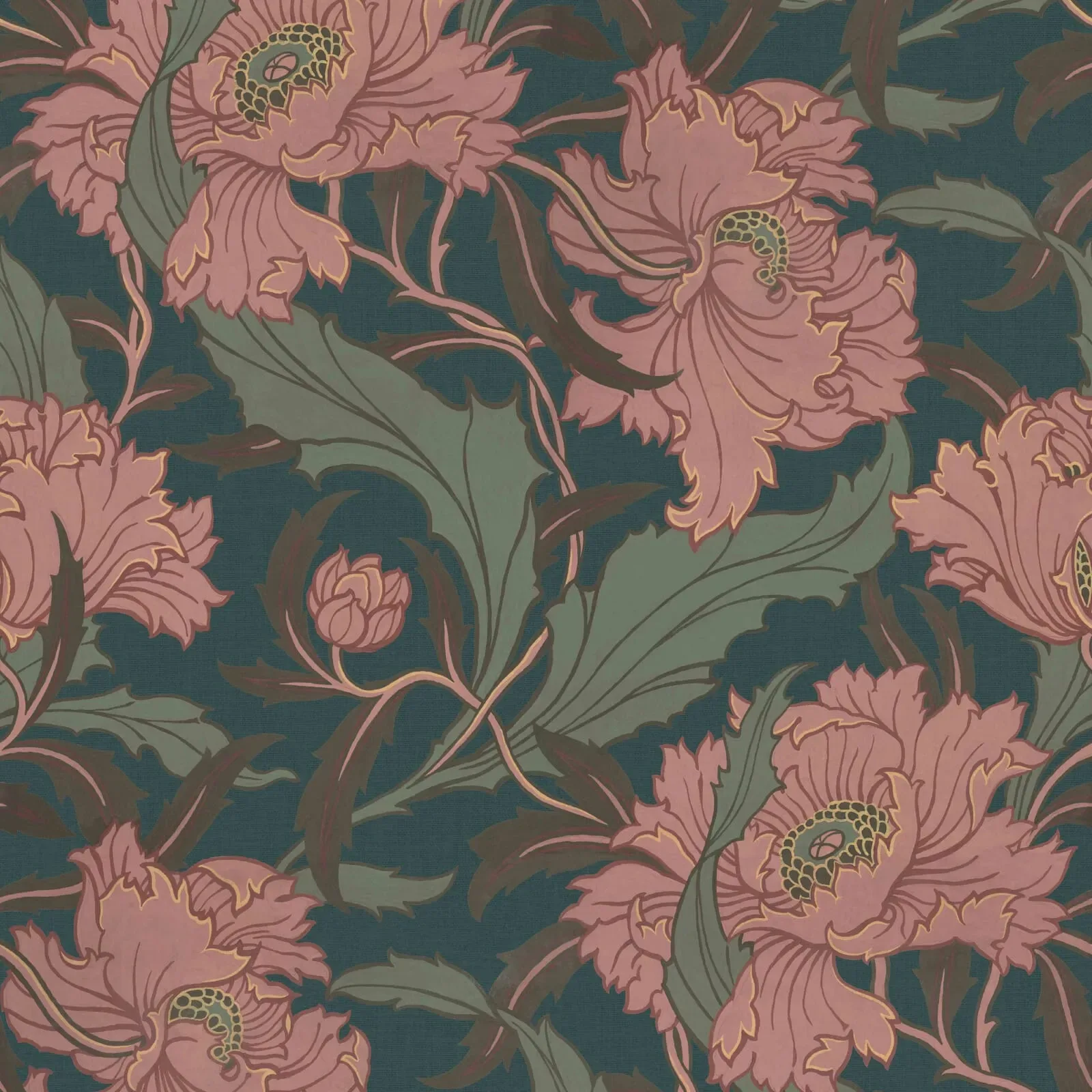 House of Hackney Minerva wallpaper in Apatite – SKU 1-WA-MIN-DI-APA-XXX