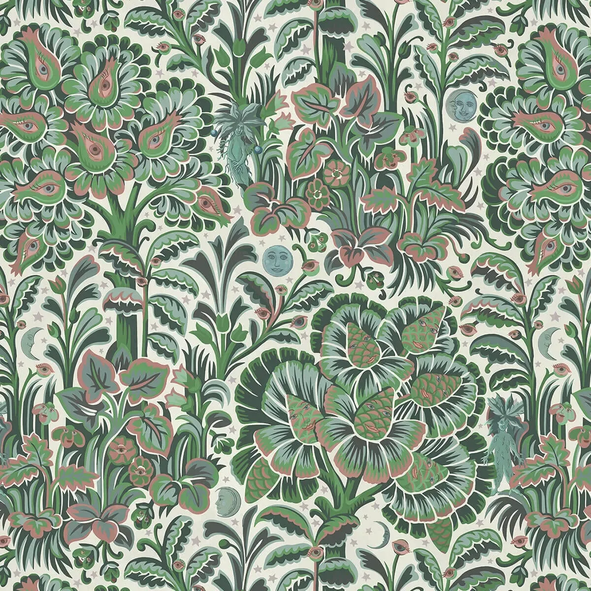 House of Hackney Moon Garden Magna wallpaper in Tourmaline – SKU 1-WA-MGM-DI-TOU-XXX
