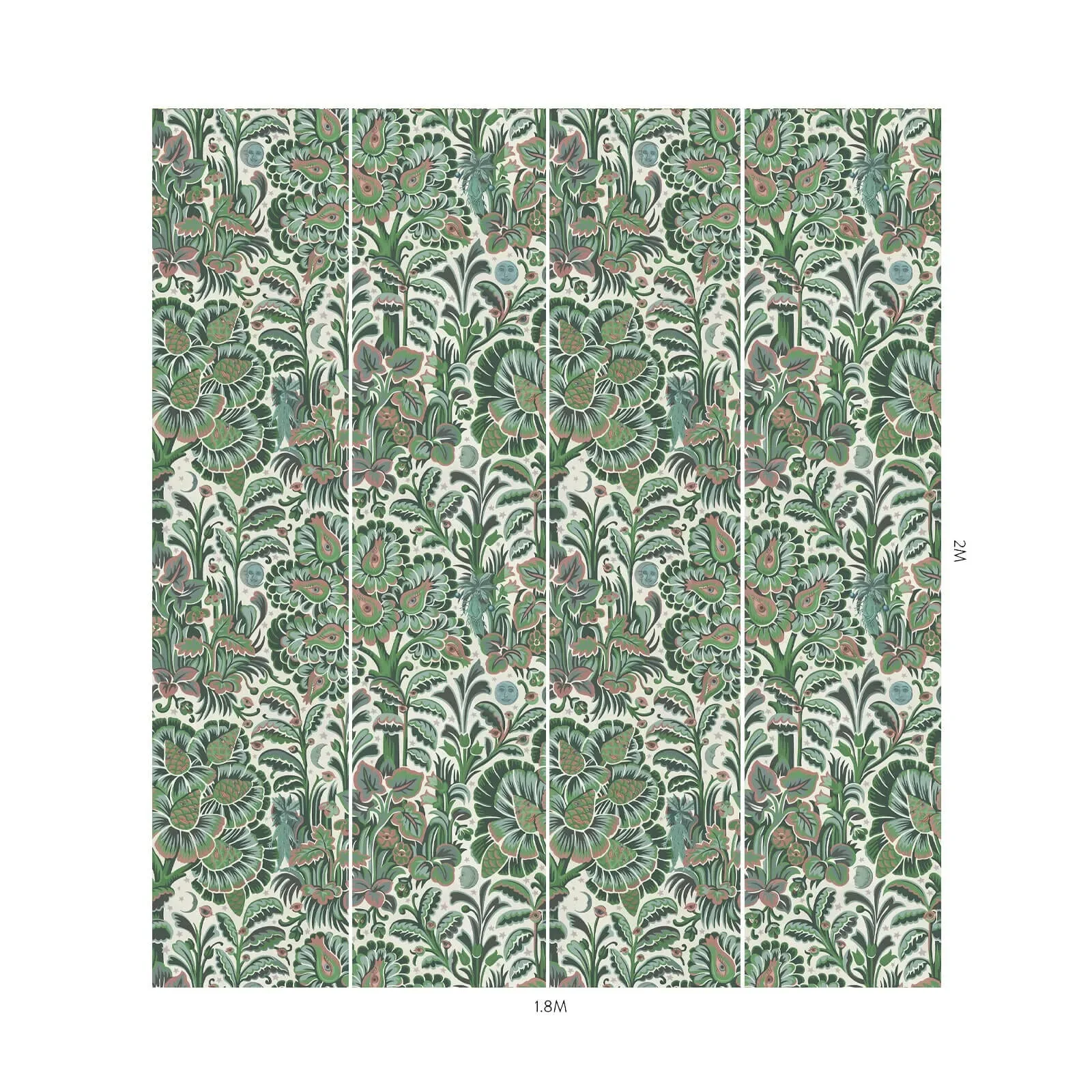 House of Hackney Moon Garden Magna Wallpaper – Tourmaline | Wallpaper Twins House of Hackney Moon Garden Magna wallpaper in Tourmaline – SKU 1-WA-MGM-DI-TOU-XXX