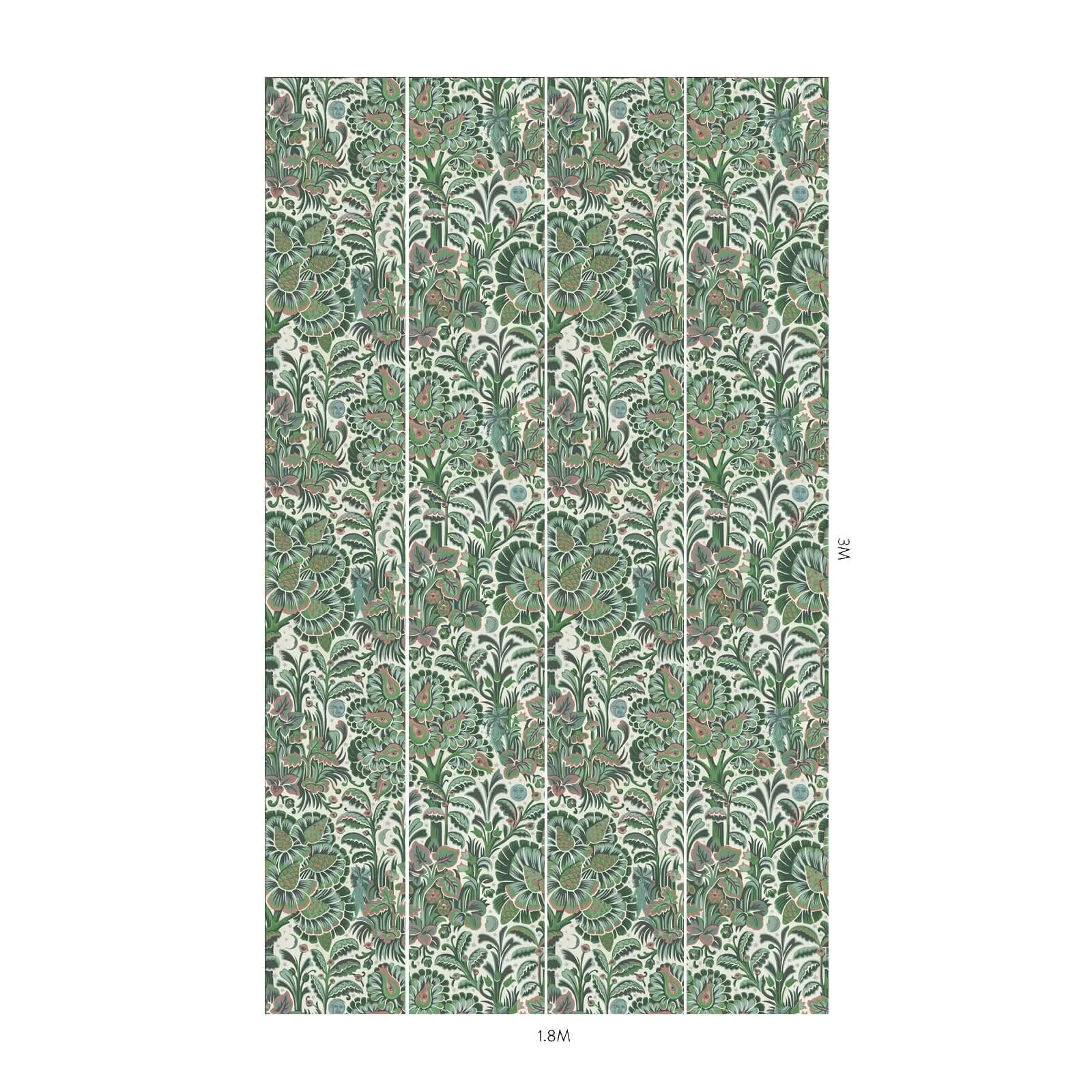 House of Hackney Moon Garden Magna Wallpaper – Tourmaline | Wallpaper Twins House of Hackney Moon Garden Magna wallpaper in Tourmaline – SKU 1-WA-MGM-DI-TOU-XXX