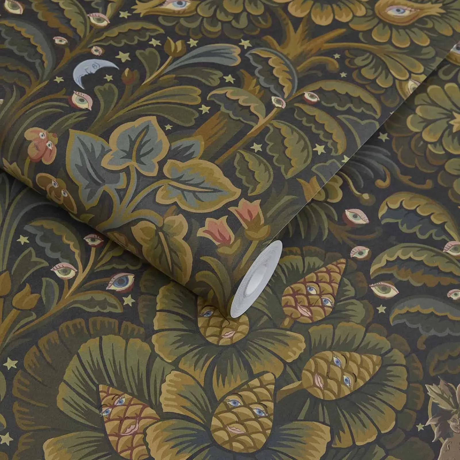 House of Hackney Moon Garden Wallpaper – Midnight | Wallpaper Twins House of Hackney Moon Garden wallpaper in Midnight – SKU 1-WA-MOG-DI-MID-XXX