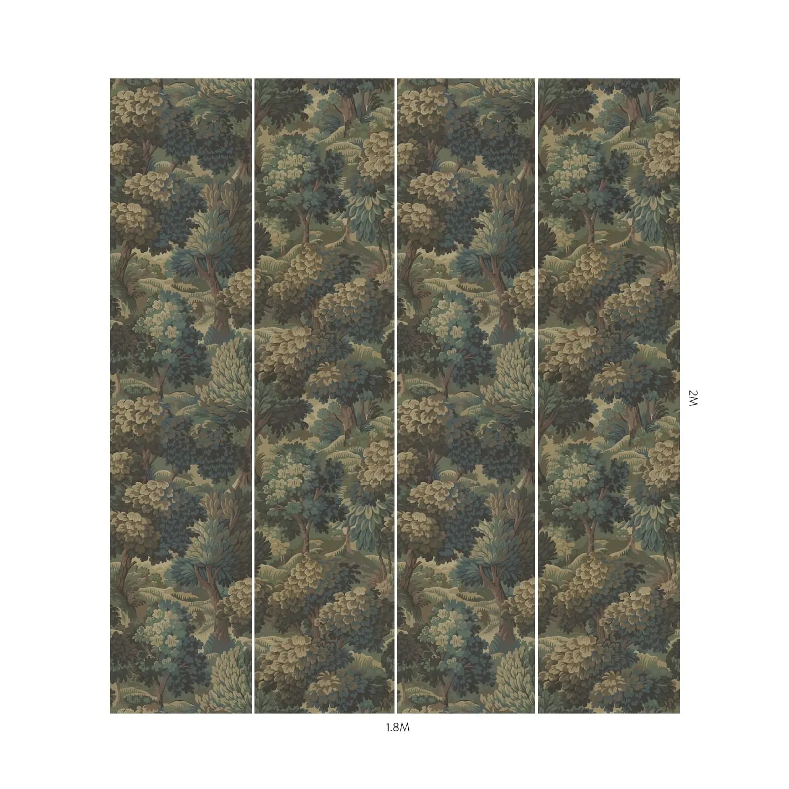 House of Hackney Nemor wallpaper in Bronze – SKU 1-WA-NMR-DI-BRZ-XXX
