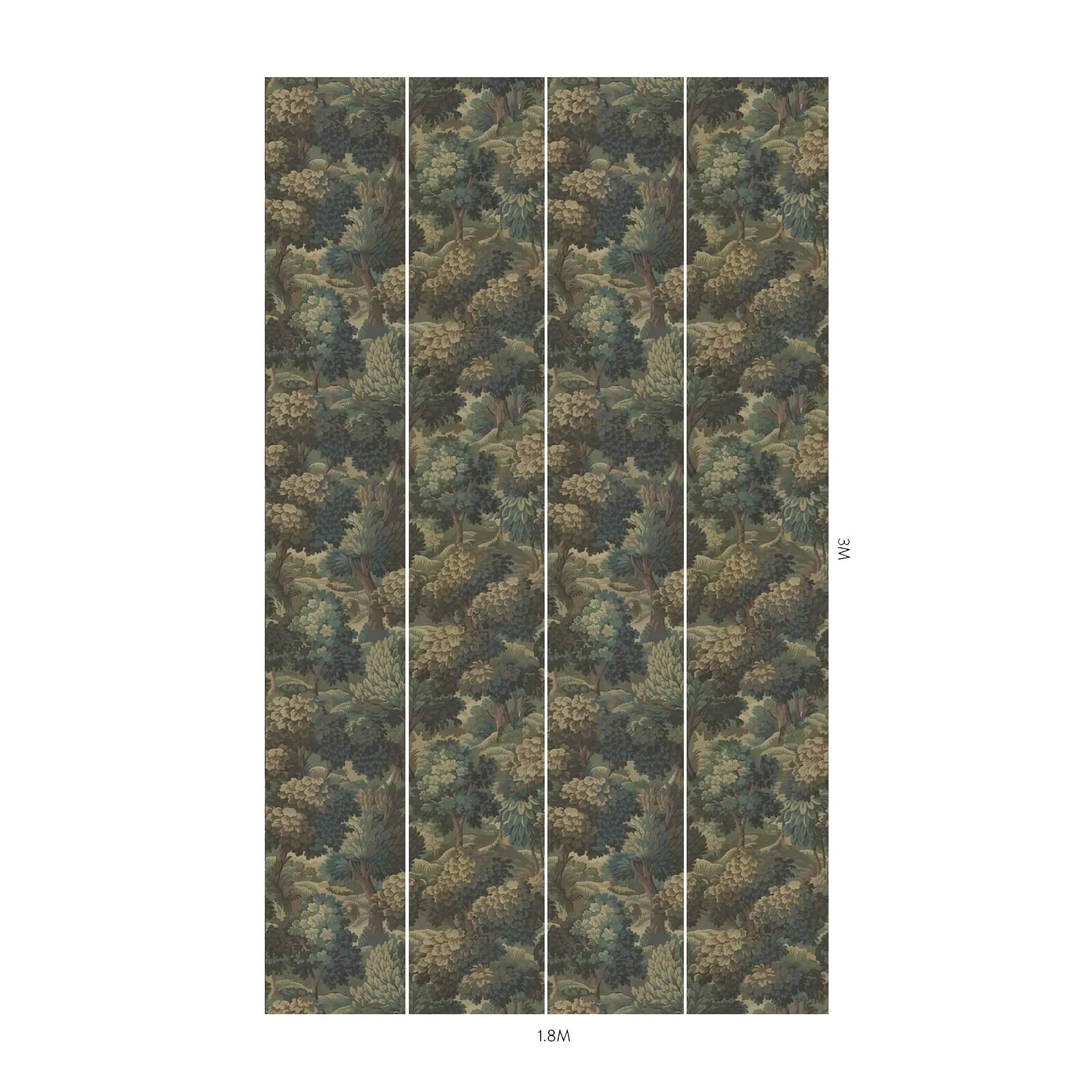 House of Hackney Nemor wallpaper in Bronze – SKU 1-WA-NMR-DI-BRZ-XXX