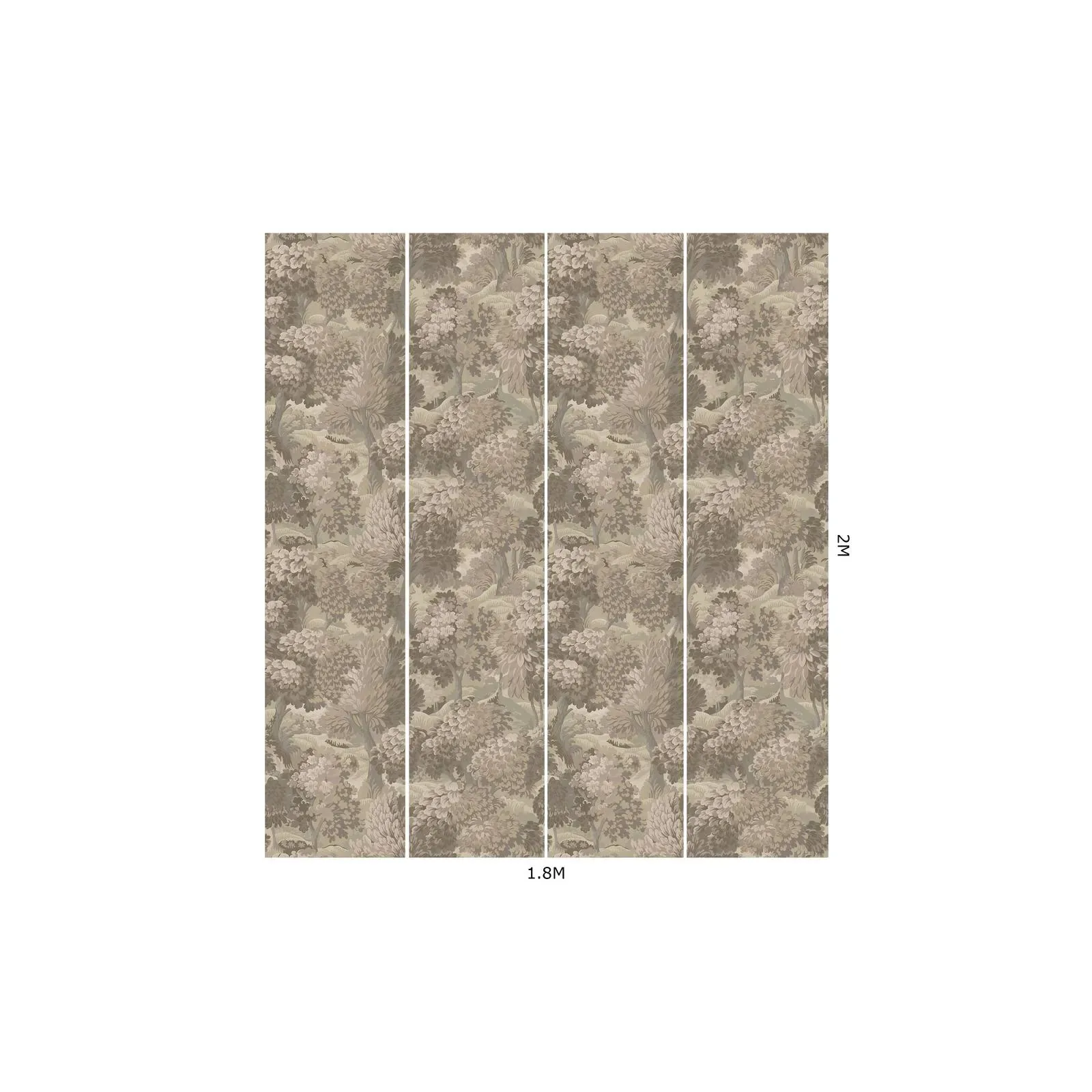 House of Hackney Nemor wallpaper in Clay – SKU 1-WA-NMR-DI-TRA-XXX
