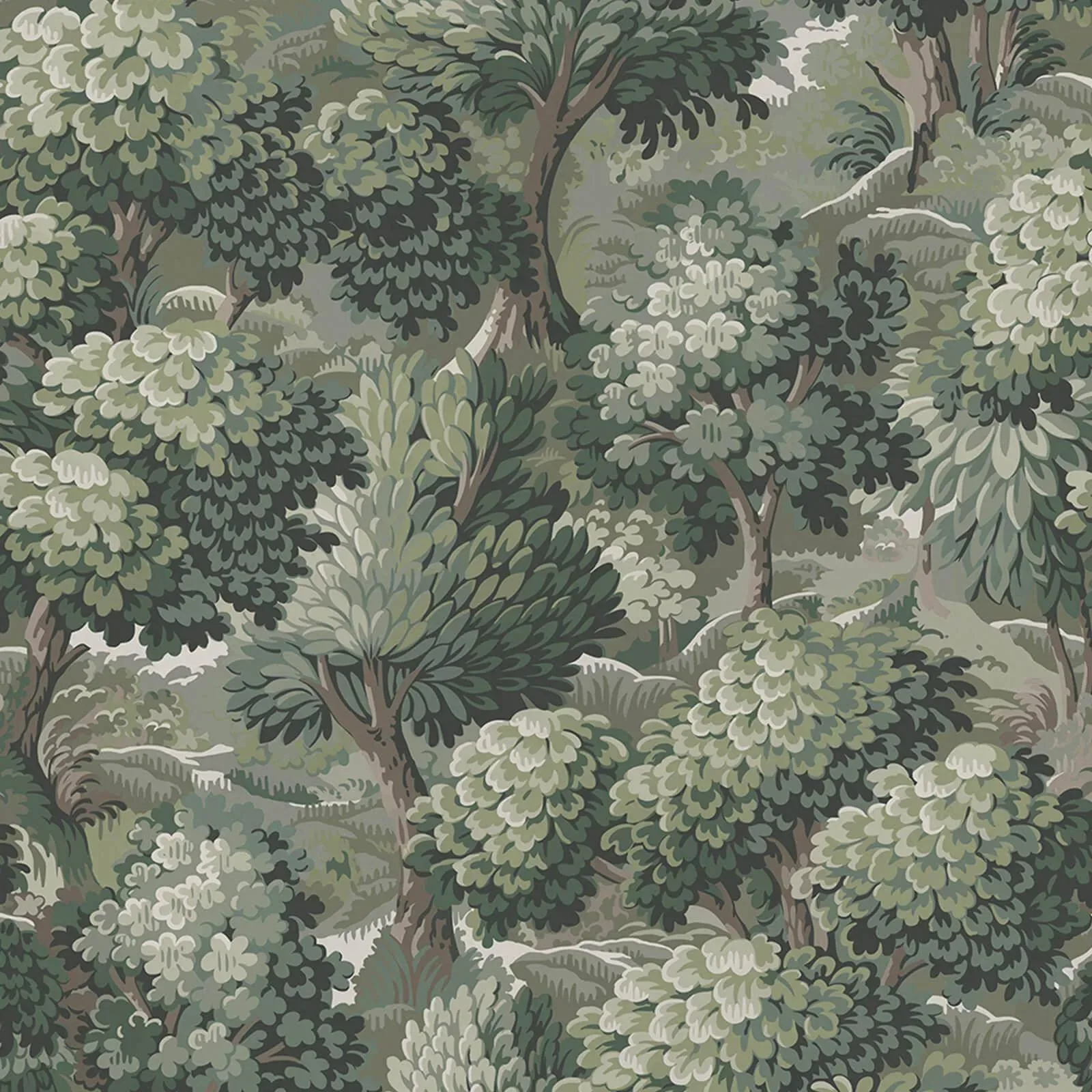 House of Hackney Nemor wallpaper in Verde – SKU 1-WA-NMR-DI-VER-XXX
