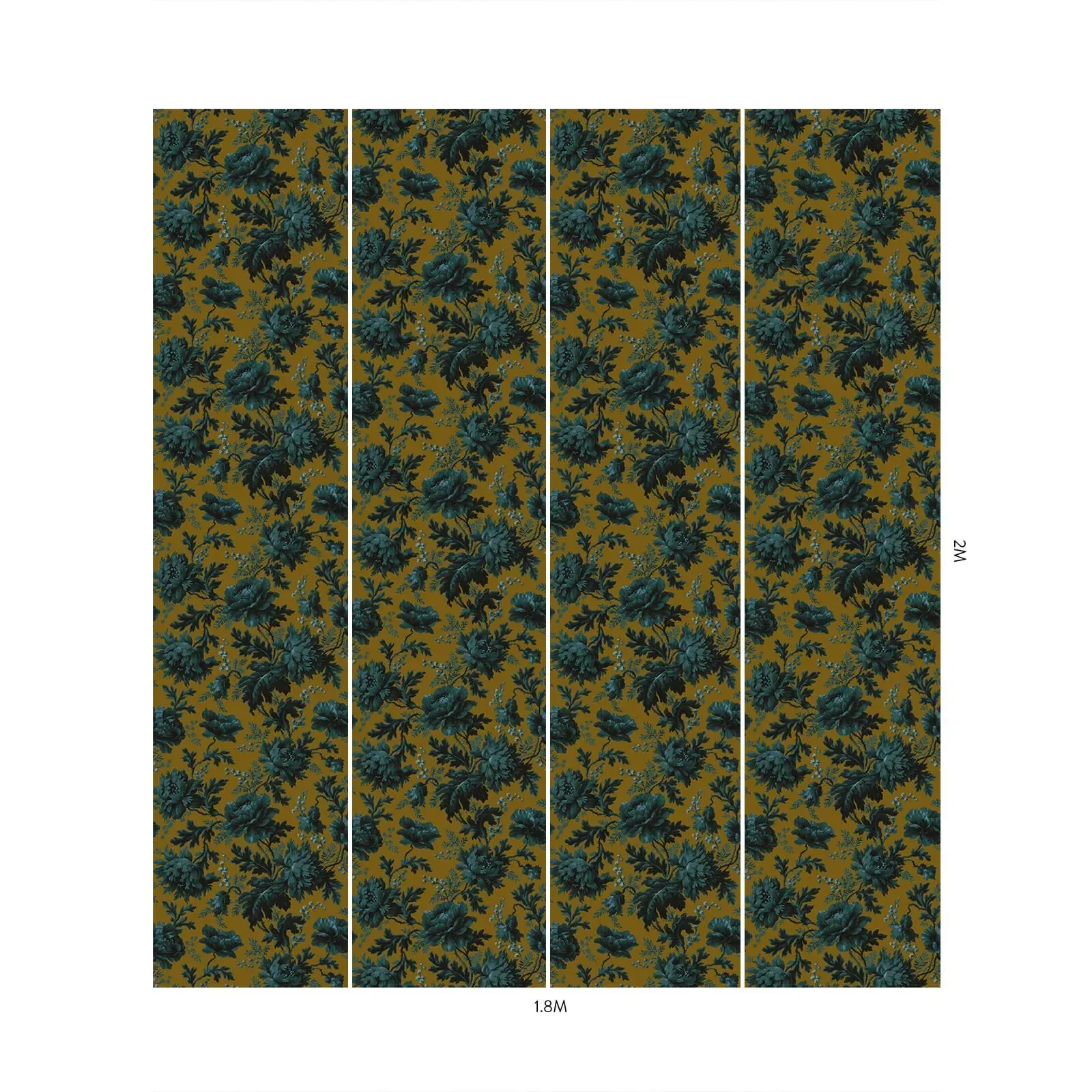 House of Hackney Opia wallpaper in Bronze – SKU 1-WA-OPI-DI-BRZ-XXX