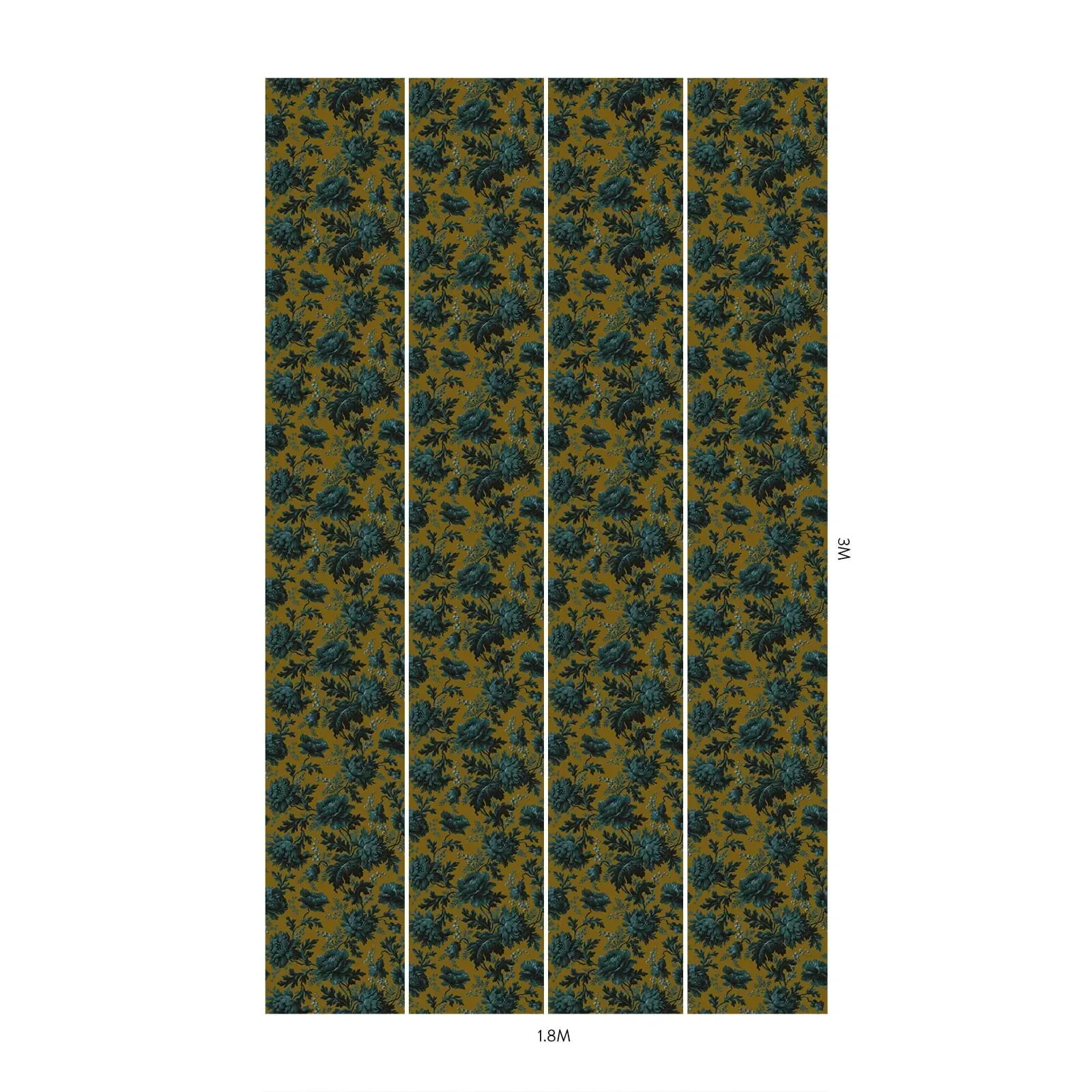 House of Hackney Opia wallpaper in Bronze – SKU 1-WA-OPI-DI-BRZ-XXX