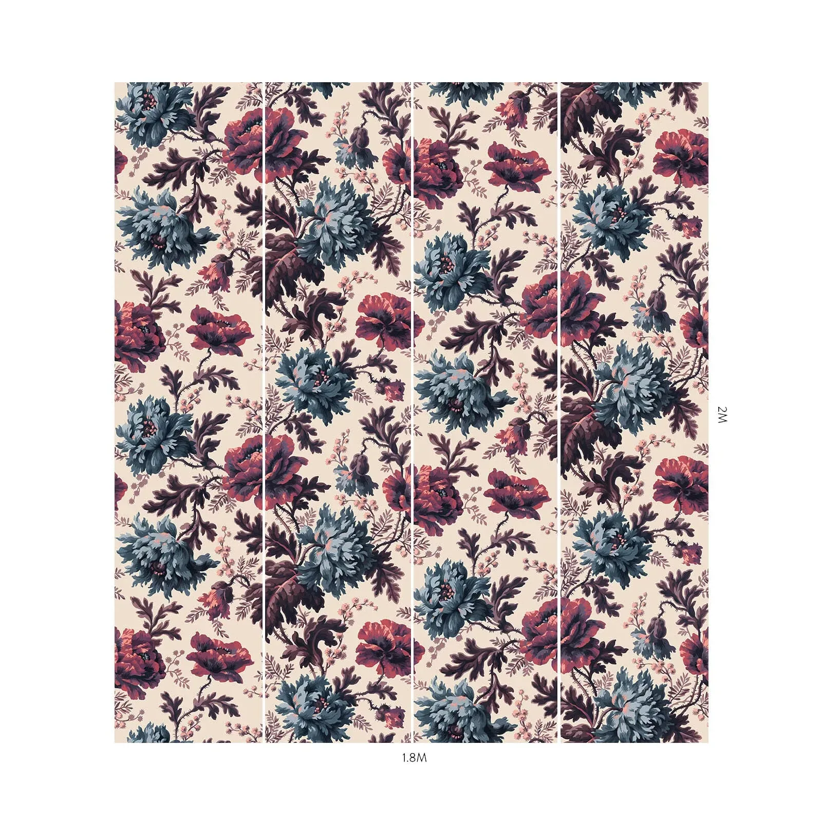 House of Hackney Opia Magna Wallpaper – Magenta | Wallpaper Twins House of Hackney Opia Magna wallpaper in Magenta – SKU 1-WA-OPM-DI-XXX-XXX