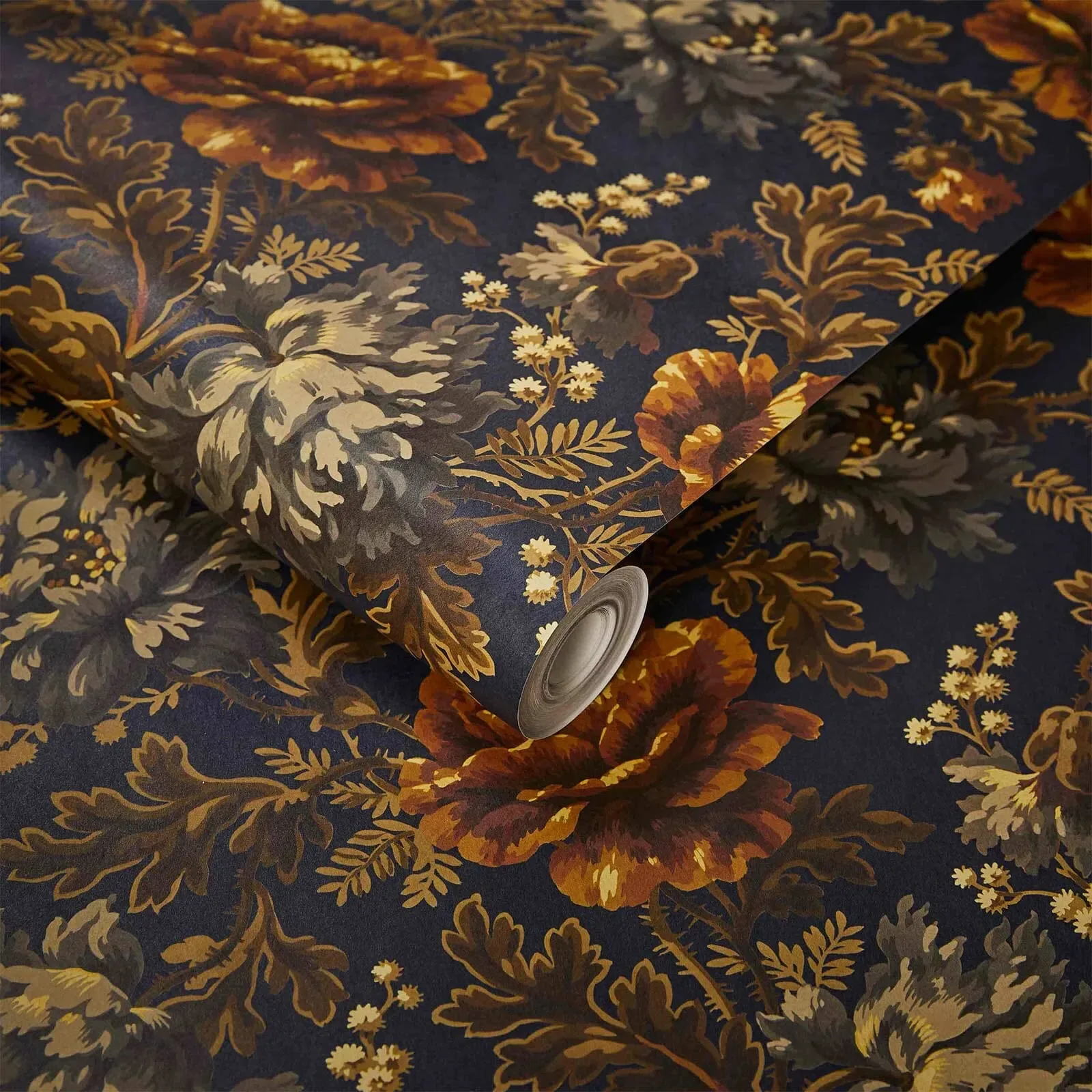 House of Hackney Opia wallpaper in Midnight – SKU 1-WA-OPI-DI-MID-XXX