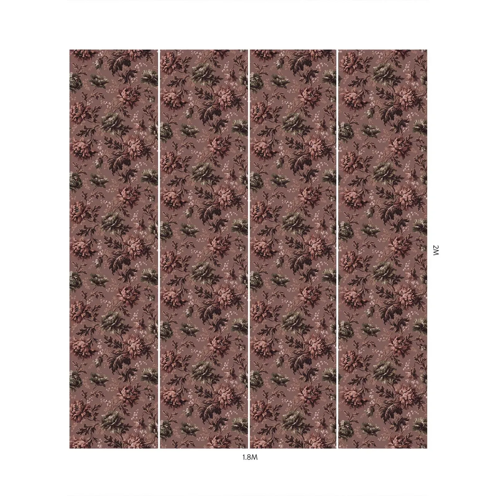 House of Hackney Opia Wallpaper – Old Rose | Wallpaper Twins House of Hackney Opia wallpaper in Old Rose – SKU 1-WA-OPI-DI-OLR-XXX