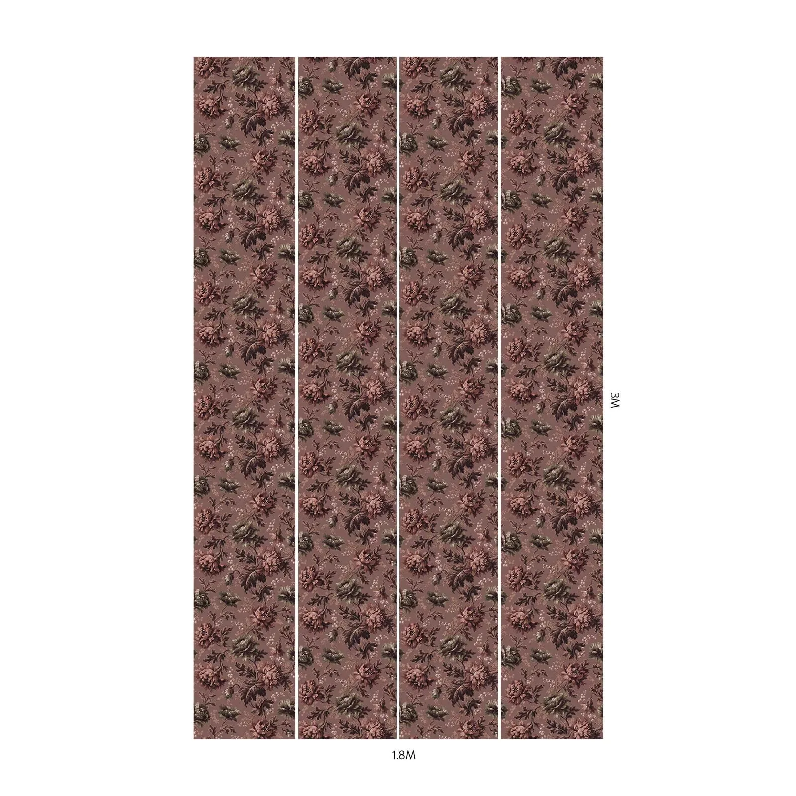 House of Hackney Opia Wallpaper – Old Rose | Wallpaper Twins House of Hackney Opia wallpaper in Old Rose – SKU 1-WA-OPI-DI-OLR-XXX
