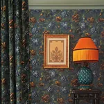 House of Hackney Opia Wallpaper – Petrol | Wallpaper Twins House of Hackney Opia wallpaper in Petrol – SKU 1-WA-OPI-DI-PET-XXX