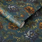 House of Hackney Opia Wallpaper – Petrol | Wallpaper Twins House of Hackney Opia wallpaper in Petrol – SKU 1-WA-OPI-DI-PET-XXX