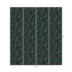 House of Hackney Opia Wallpaper – Petrol | Wallpaper Twins House of Hackney Opia wallpaper in Petrol – SKU 1-WA-OPI-DI-PET-XXX