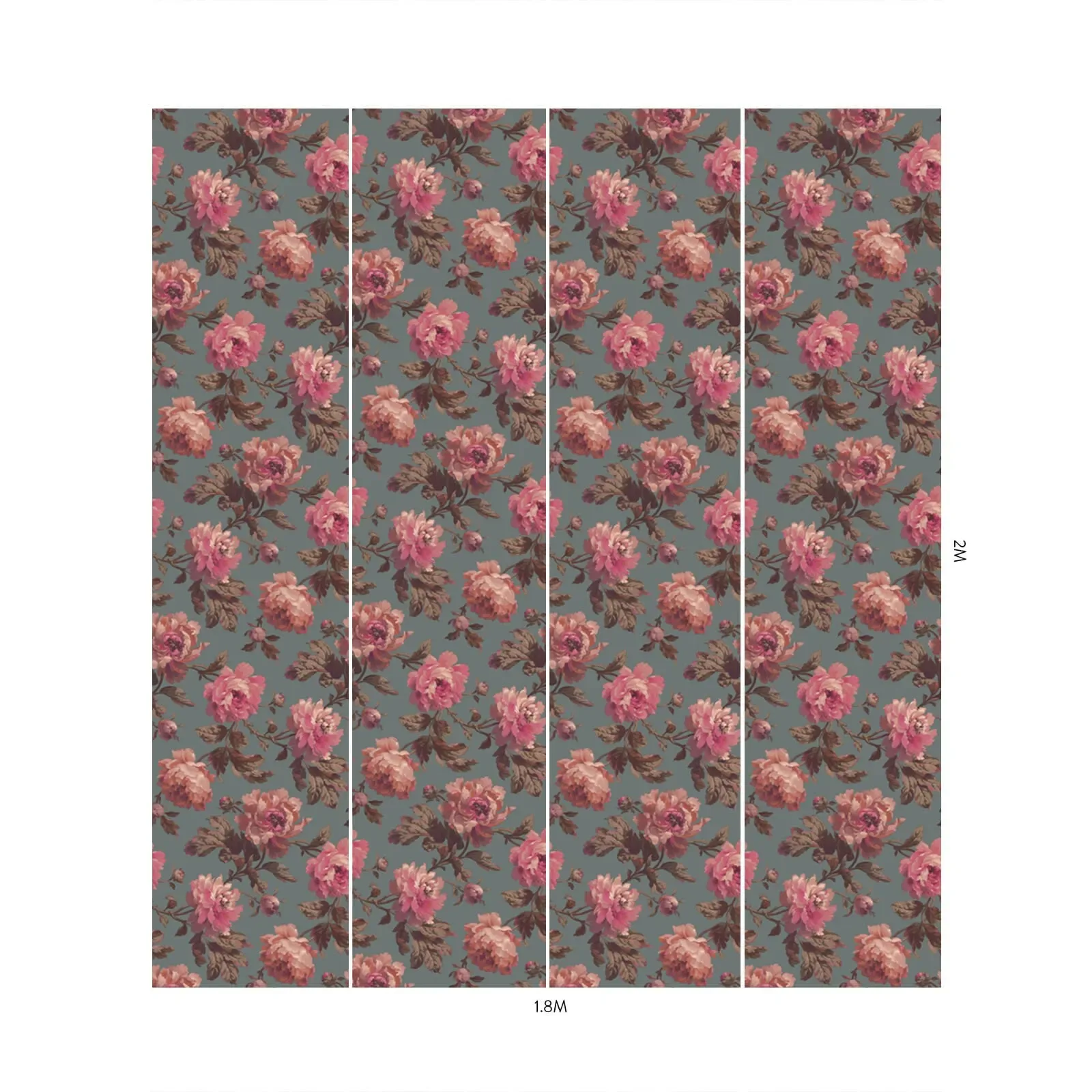 House of Hackney Peoneden wallpaper in Chinois Green – SKU 1-WA-PEO-DI-CHI-XXX