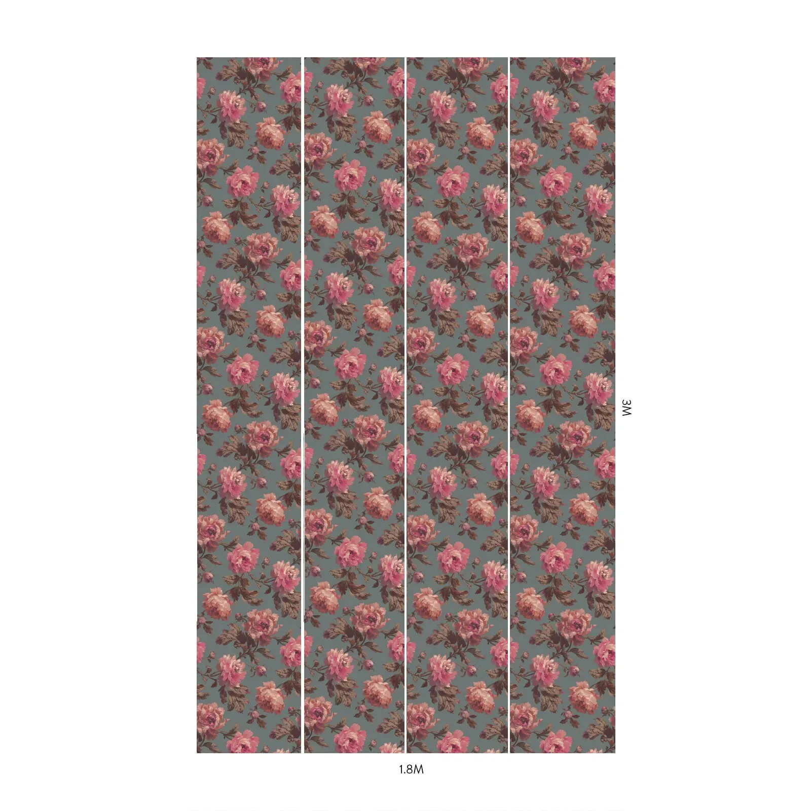 House of Hackney Peoneden wallpaper in Chinois Green – SKU 1-WA-PEO-DI-CHI-XXX