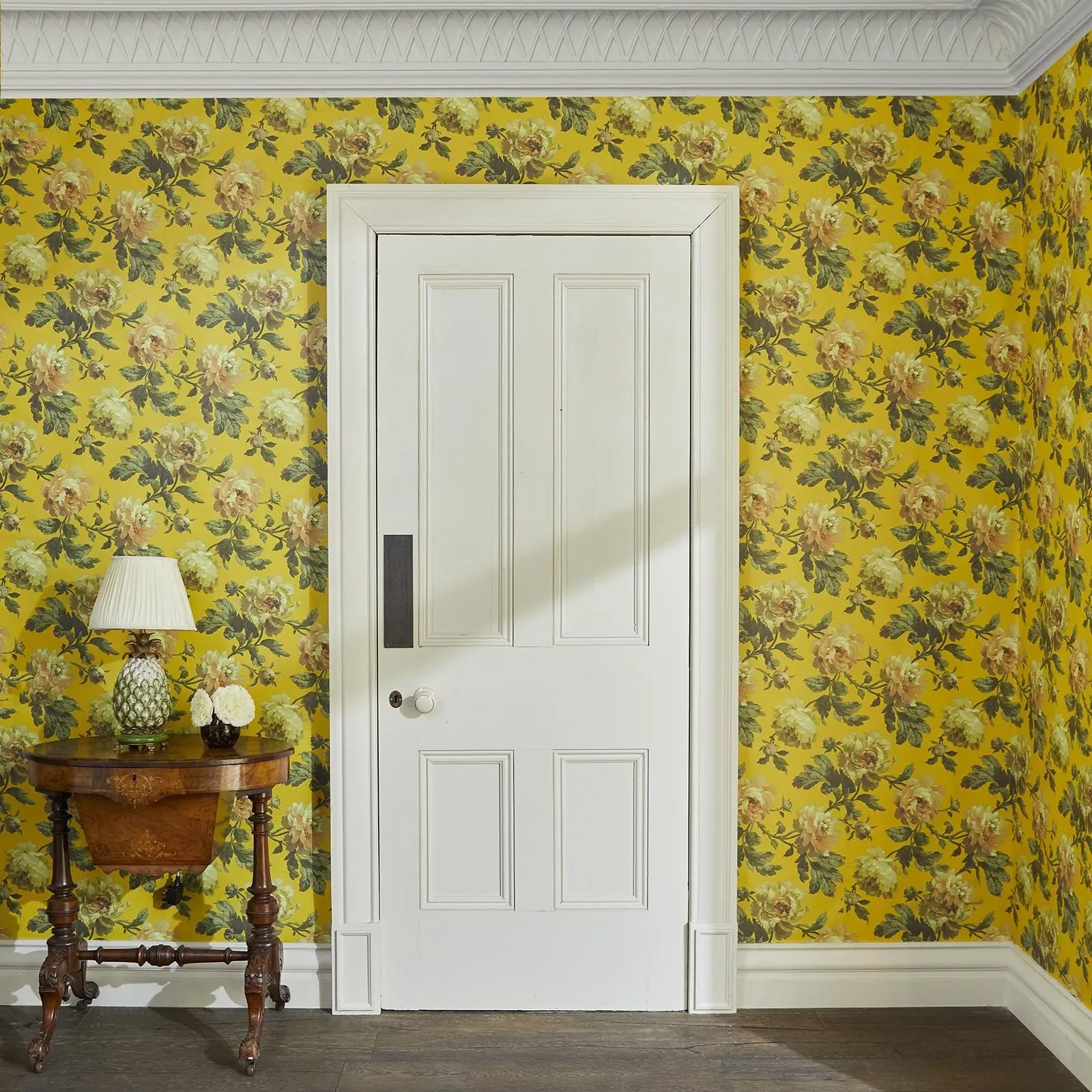 House of Hackney Peoneden Wallpaper – Ochre | Wallpaper Twins House of Hackney Peoneden wallpaper in Ochre – SKU 1-WA-PEO-DI-OCH-XXX