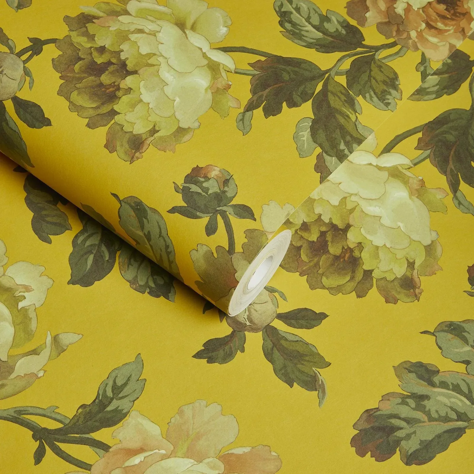 House of Hackney Peoneden Wallpaper – Ochre | Wallpaper Twins House of Hackney Peoneden wallpaper in Ochre – SKU 1-WA-PEO-DI-OCH-XXX