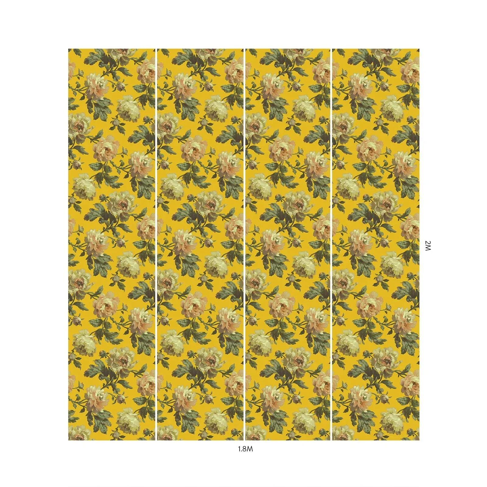 House of Hackney Peoneden Wallpaper – Ochre | Wallpaper Twins House of Hackney Peoneden wallpaper in Ochre – SKU 1-WA-PEO-DI-OCH-XXX
