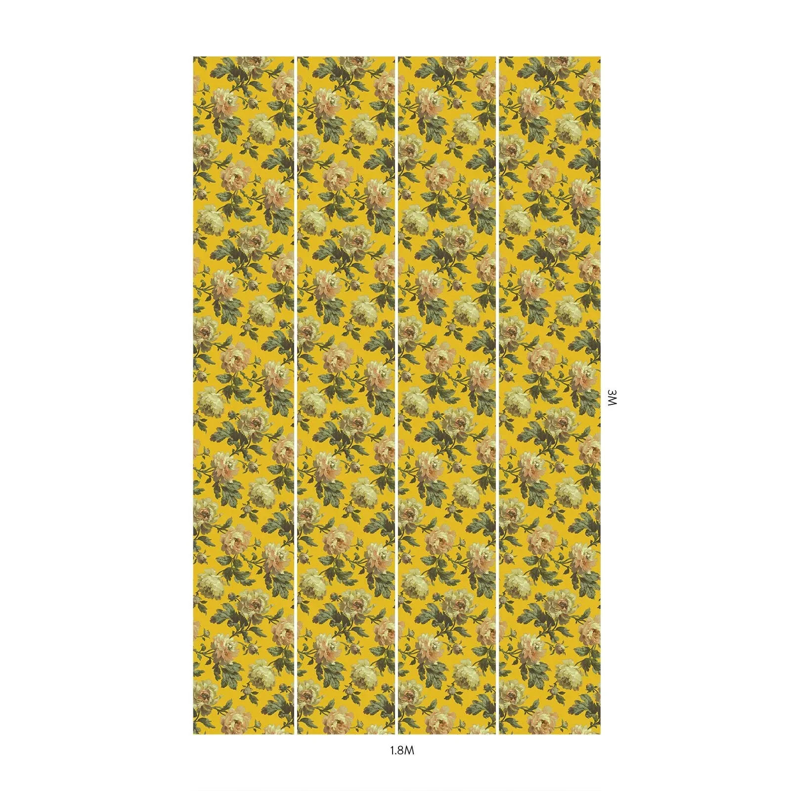 House of Hackney Peoneden Wallpaper – Ochre | Wallpaper Twins House of Hackney Peoneden wallpaper in Ochre – SKU 1-WA-PEO-DI-OCH-XXX