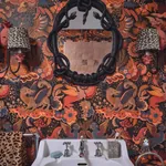 House of Hackney Phantasia Wallpaper – Selenite Orange | Wallpaper Twins House of Hackney Phantasia wallpaper in Selenite Orange – SKU 1-WA-PHA-DI-SEL-XXX