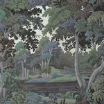 House of Hackney Plantasia wallpaper in Amazonite – SKU 1-WA-PLA-DI-TWI-XXX