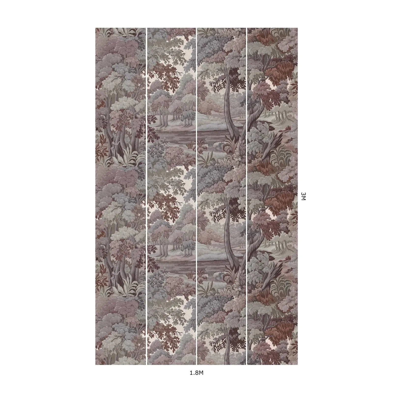 House of Hackney Plantasia Wallpaper – Chestnut | Wallpaper Twins House of Hackney Plantasia wallpaper in Chestnut – SKU 1-WA-PLA-DI-EAR-XXX