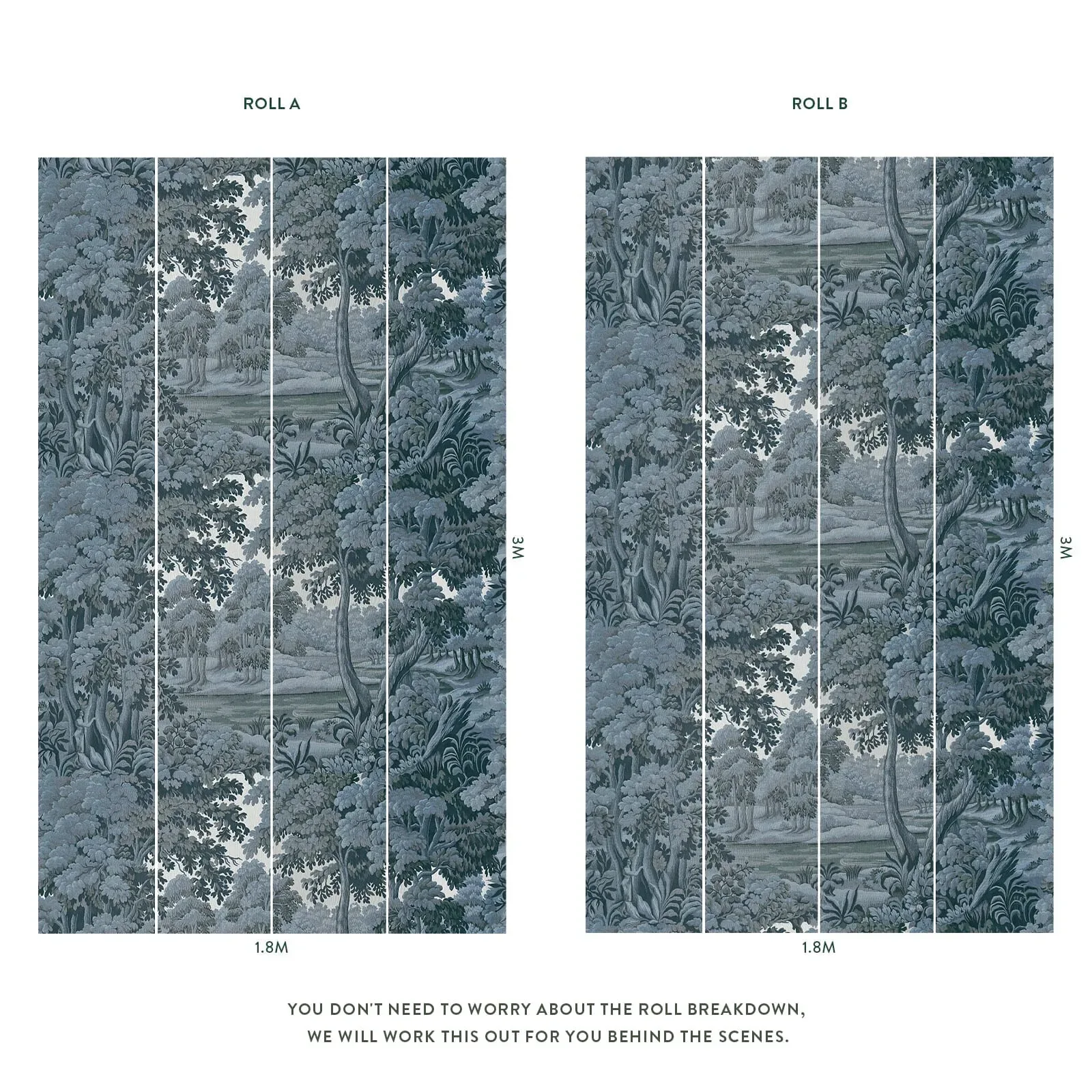 House of Hackney Plantasia wallpaper in Indigo – SKU 1-WA-PLA-DI-IND-XXX