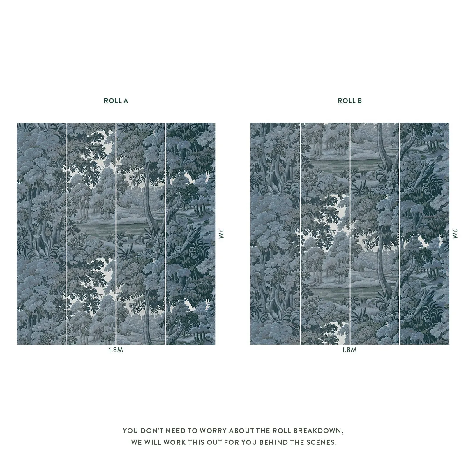 House of Hackney Plantasia wallpaper in Indigo – SKU 1-WA-PLA-DI-IND-XXX