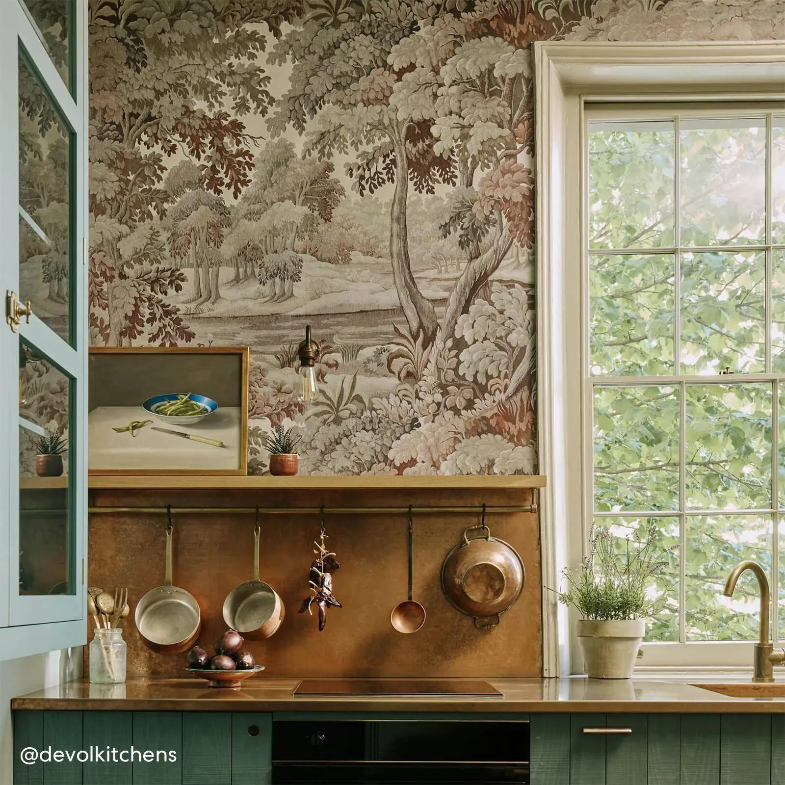 House of Hackney Plantasia wallpaper in Tobacco – SKU 1-WA-PLA-DI-TOB-XXX