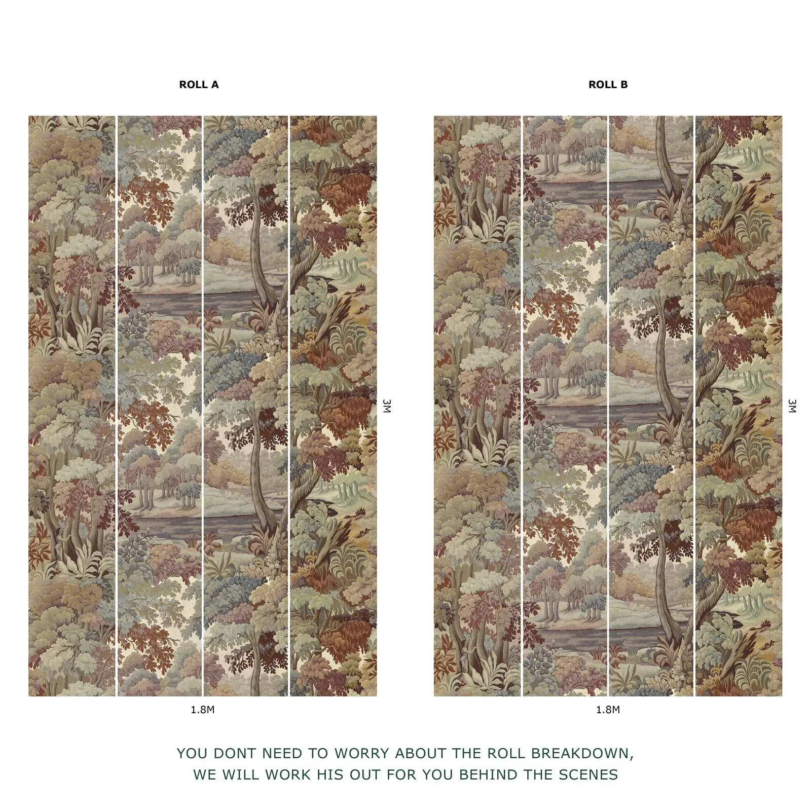 House of Hackney Plantasia wallpaper in Tobacco – SKU 1-WA-PLA-DI-TOB-XXX